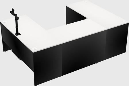 U-shaped desk