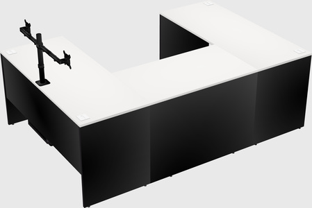 U-shaped desk