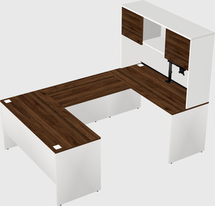 U-shaped desk