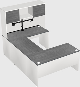 U-shaped desk