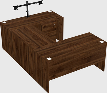 U-shaped desk