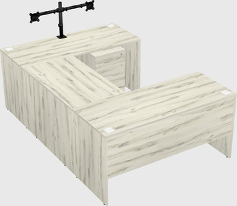 U-shaped desk