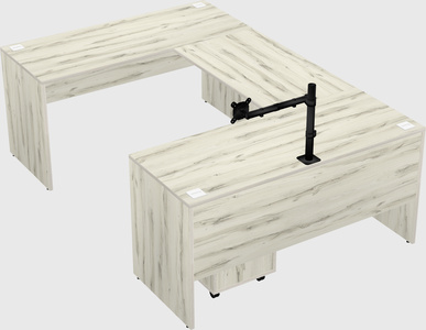 U-shaped desk