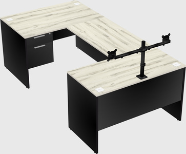 U-shaped desk