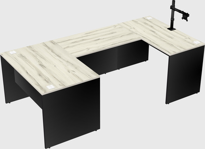 U-shaped desk