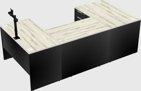 U-shaped desk