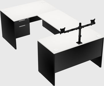 U-shaped desk