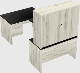 U-shaped desk