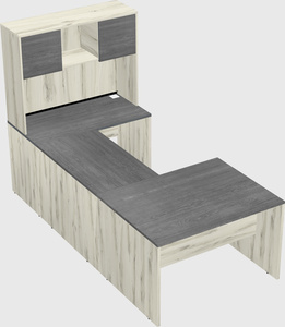 U-shaped desk
