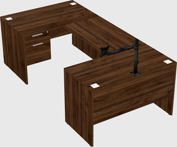 U-shaped desk