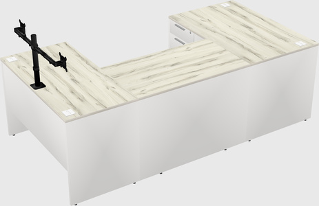 U-shaped desk