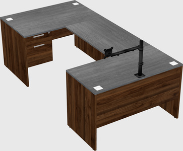 U-shaped desk