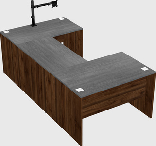 U-shaped desk