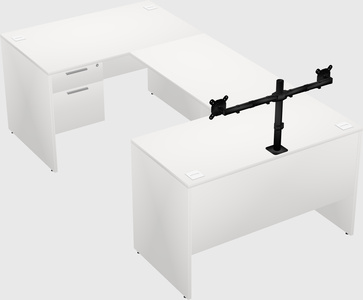U-shaped desk