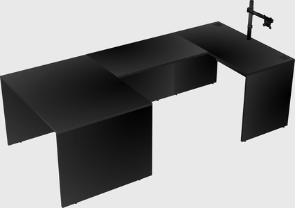 U-shaped desk