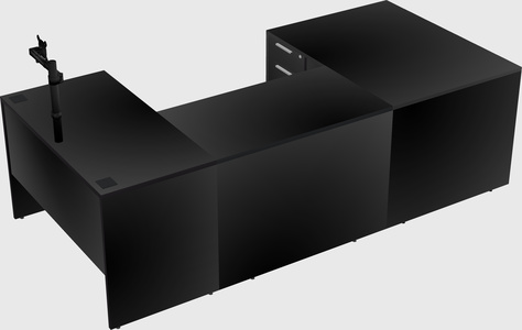 U-shaped desk