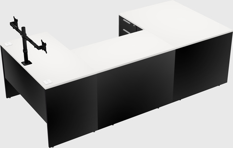 U-shaped desk
