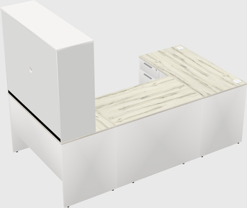 U-shaped desk