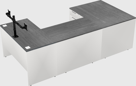 U-shaped desk