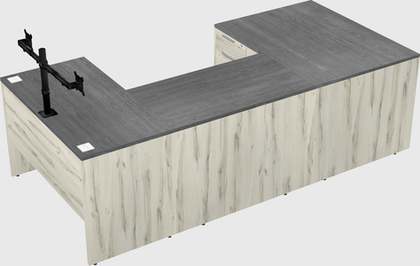 U-shaped desk