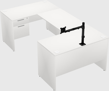 U-shaped desk