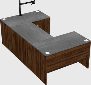 U-shaped desk