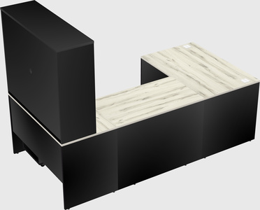U-shaped desk