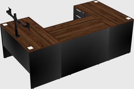 U-shaped desk
