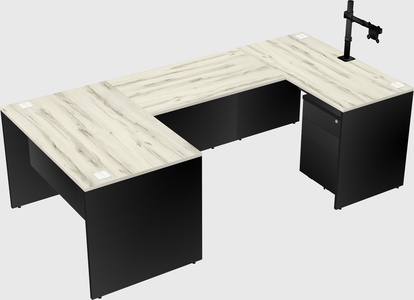 U-shaped desk