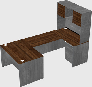 U-shaped desk