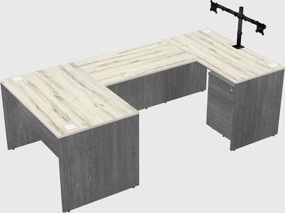 U-shaped desk