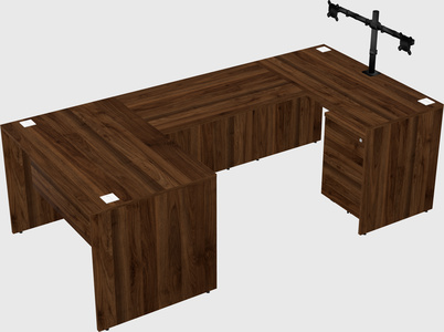 U-shaped desk