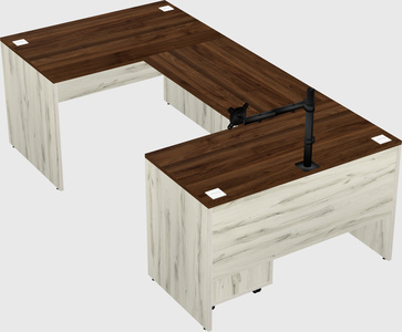 U-shaped desk