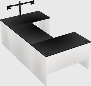 U-shaped desk