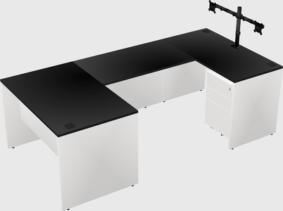 U-shaped desk