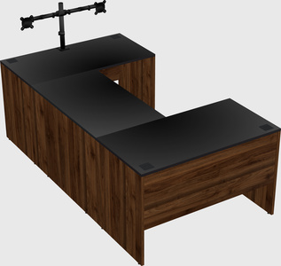 U-shaped desk