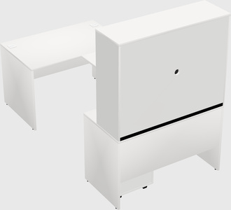 U-shaped desk