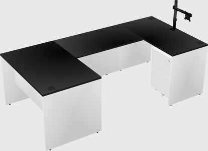 U-shaped desk