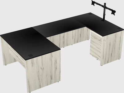 U-shaped desk
