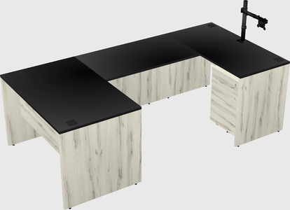 U-shaped desk