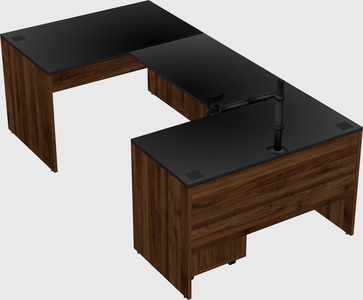 U-shaped desk