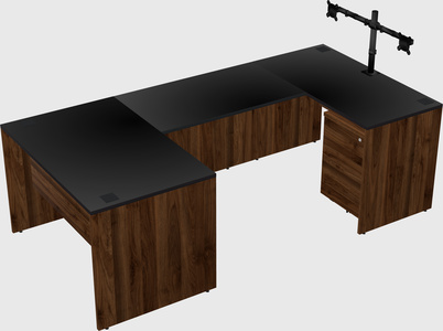 U-shaped desk