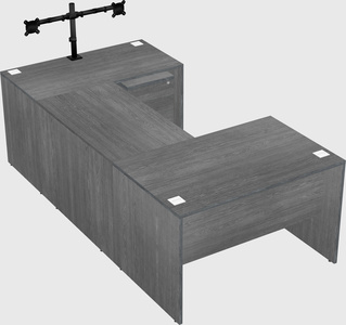 U-shaped desk