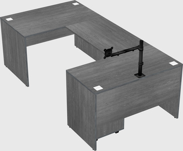 U-shaped desk
