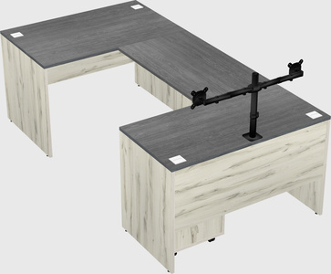 U-shaped desk