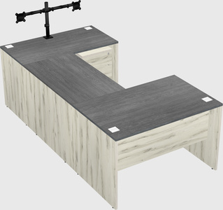 U-shaped desk