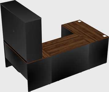 U-shaped desk