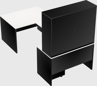 U-shaped desk