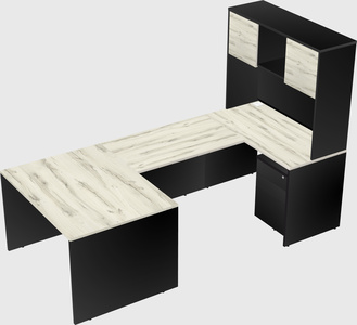 U-shaped desk