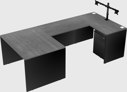 U-shaped desk